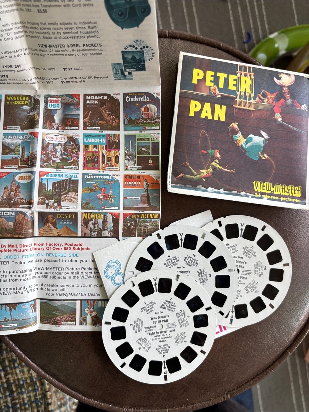 Disney Peter Pan View-Master Set with White Reels